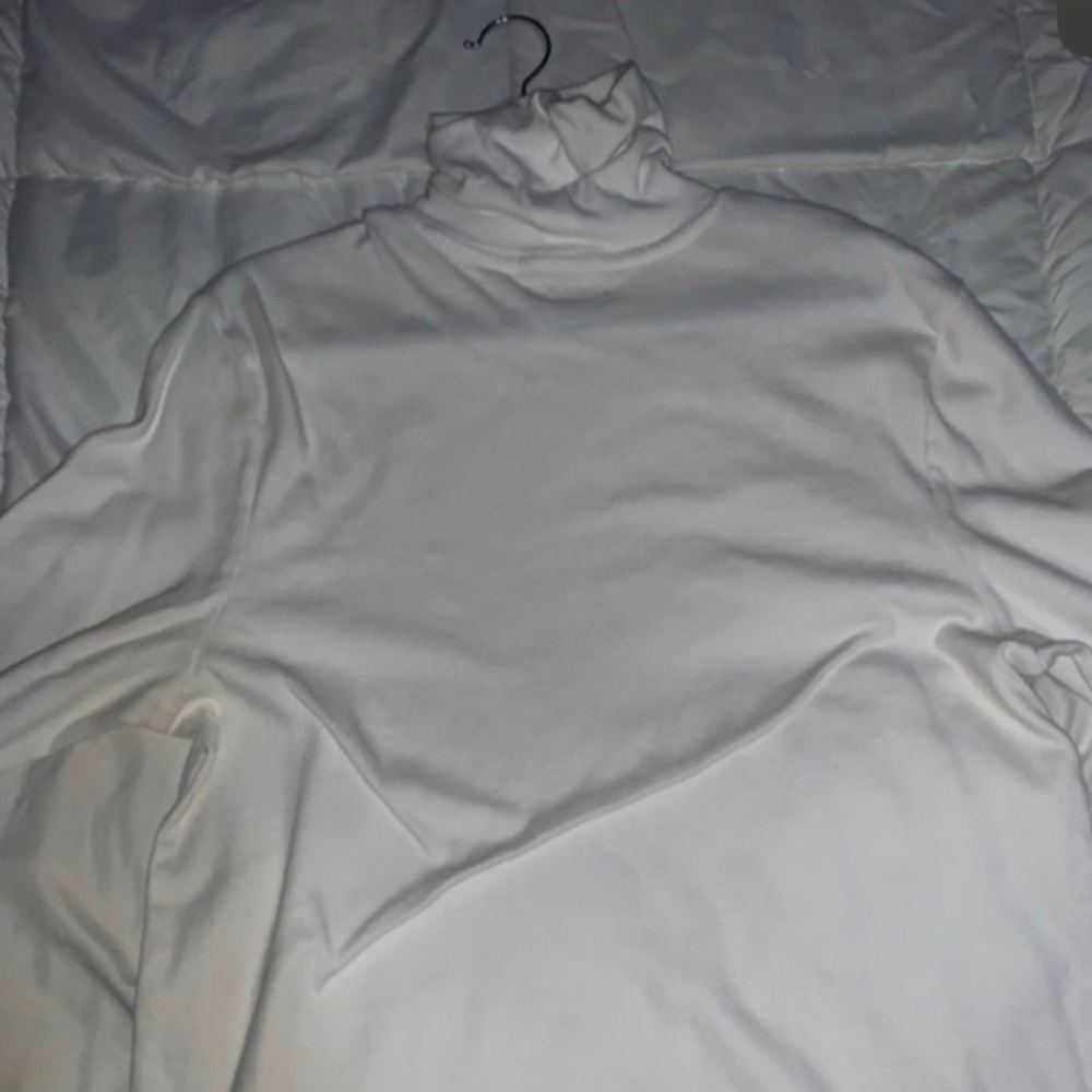 White Turtle Neck